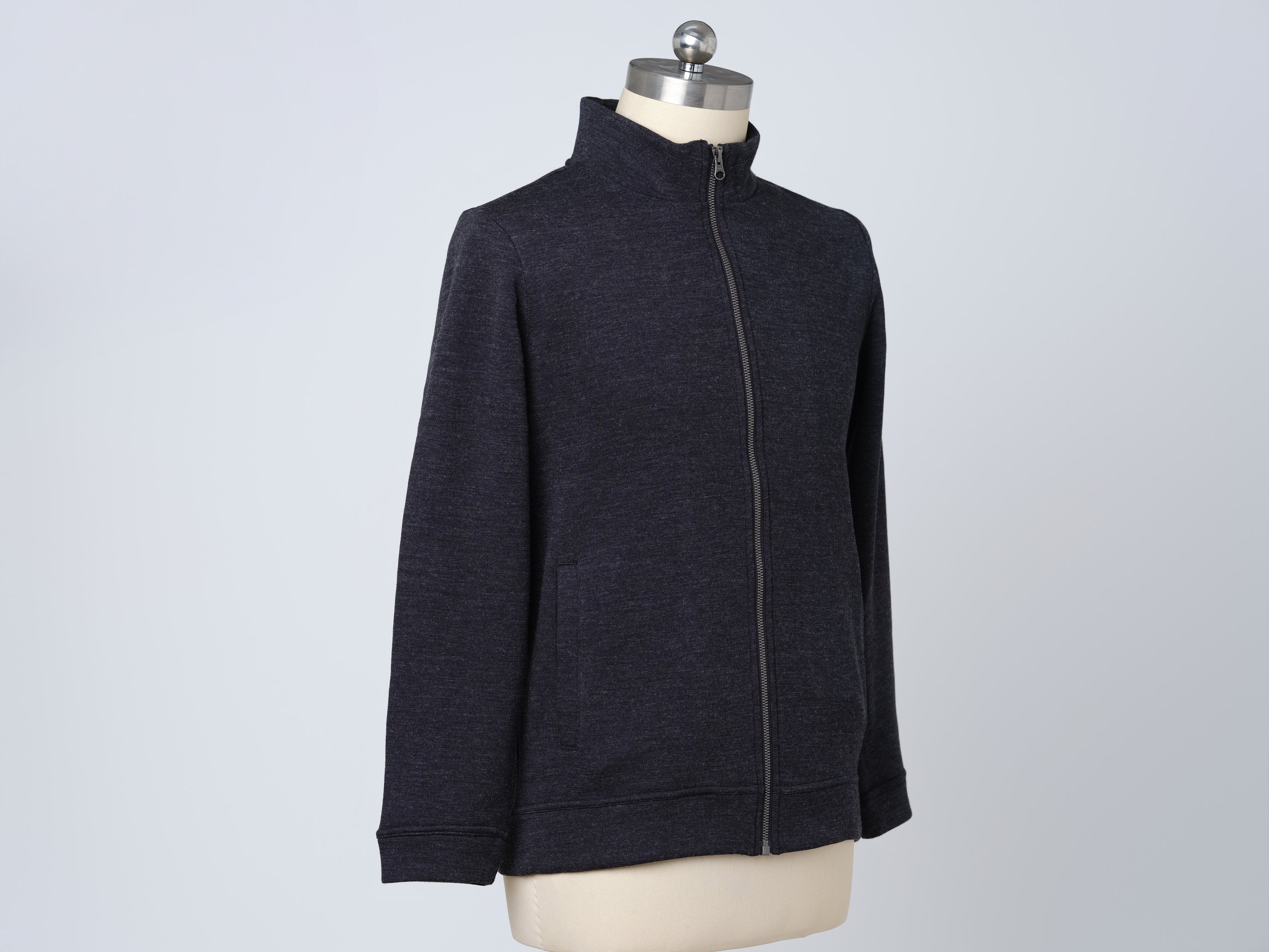 Men's Merino Full Zip Long Sleeve Jacket