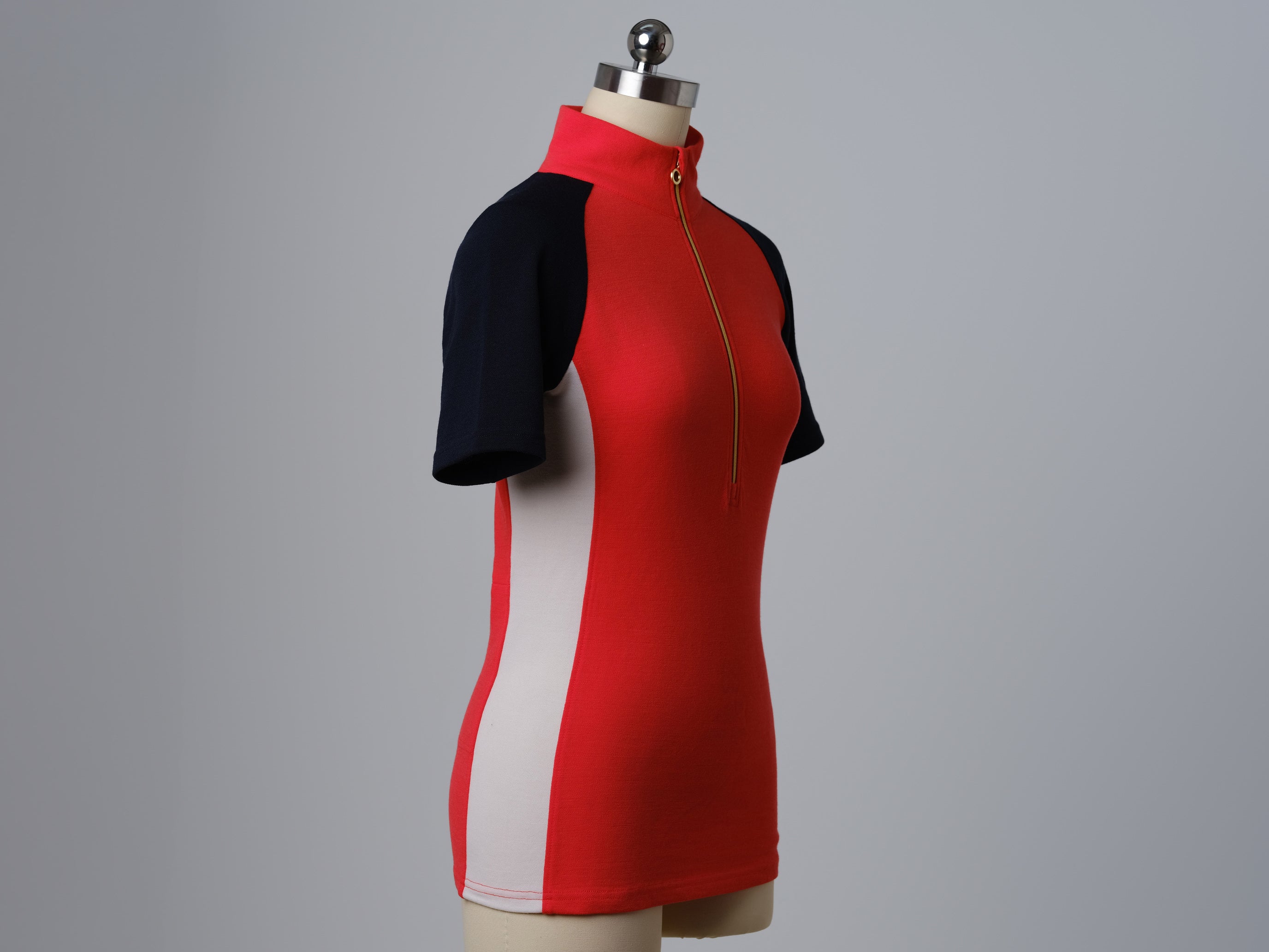 Women's Merino Cycling Jersey Half Zip Short Sleeve