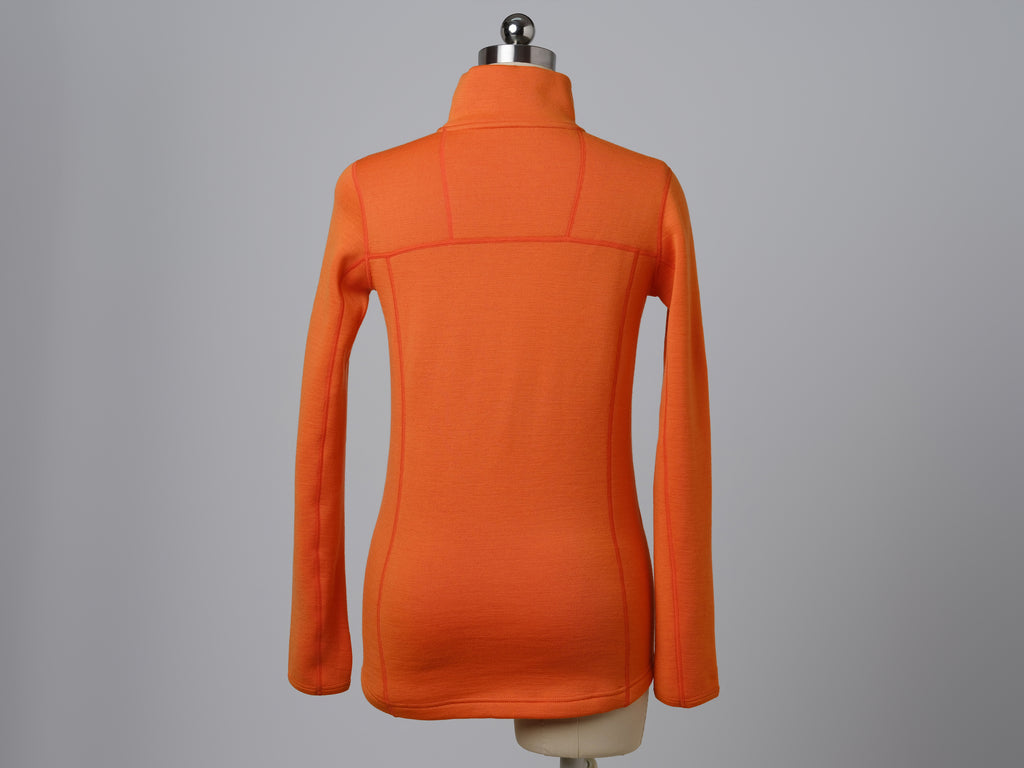 Women‘s Merino Half Zip Long Sleeve Top