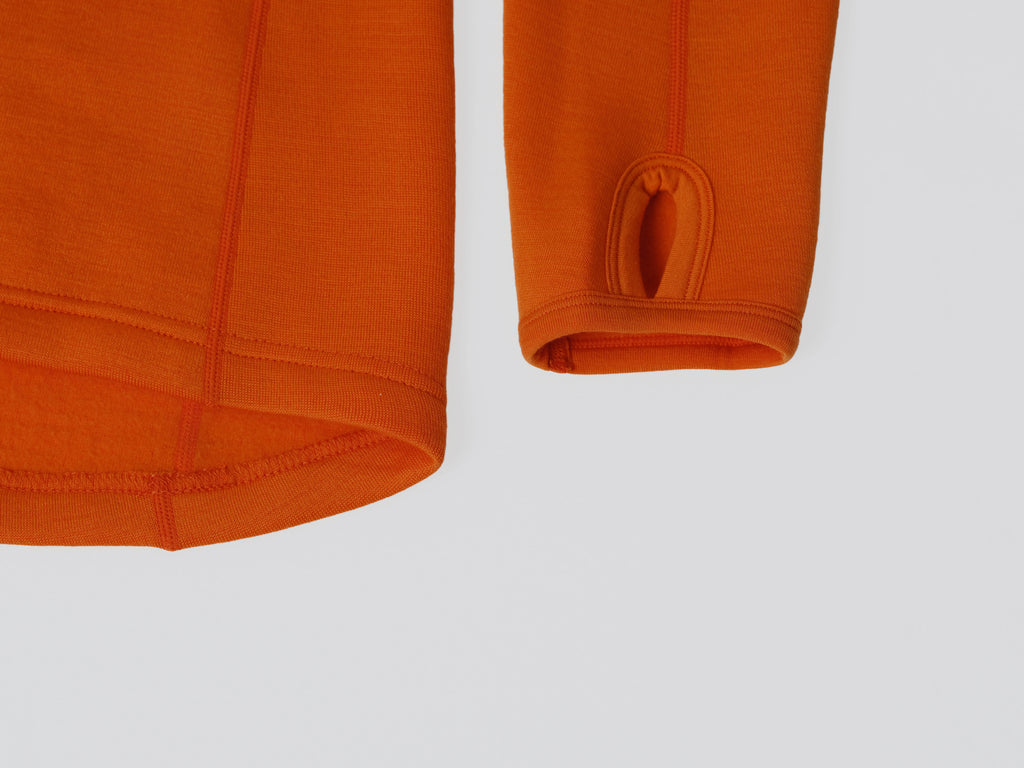 Women‘s Merino Half Zip Long Sleeve Top