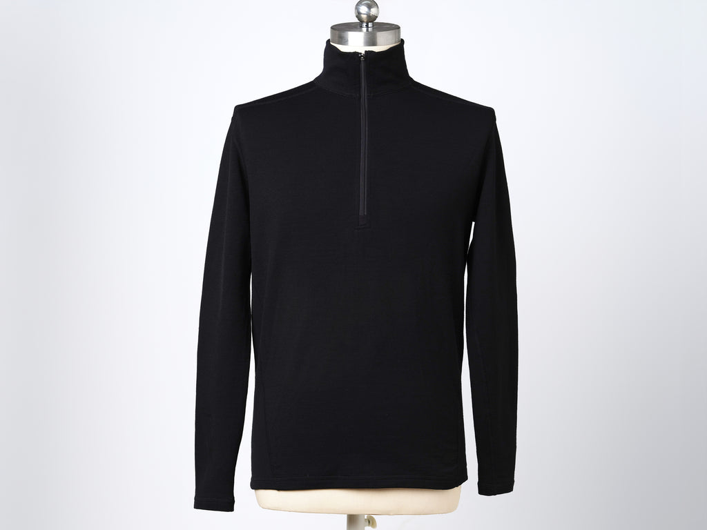 Men's Merino Half Zip Long Sleeve Top