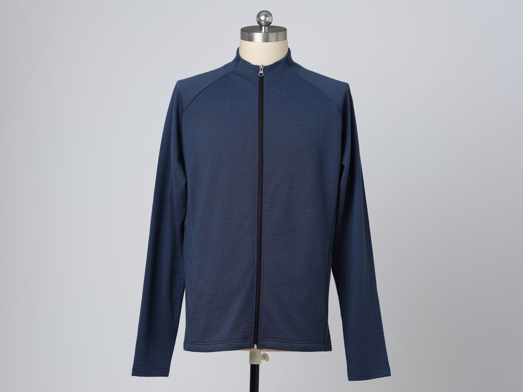 Men's Merino Full Zip Long Sleeve Jacket