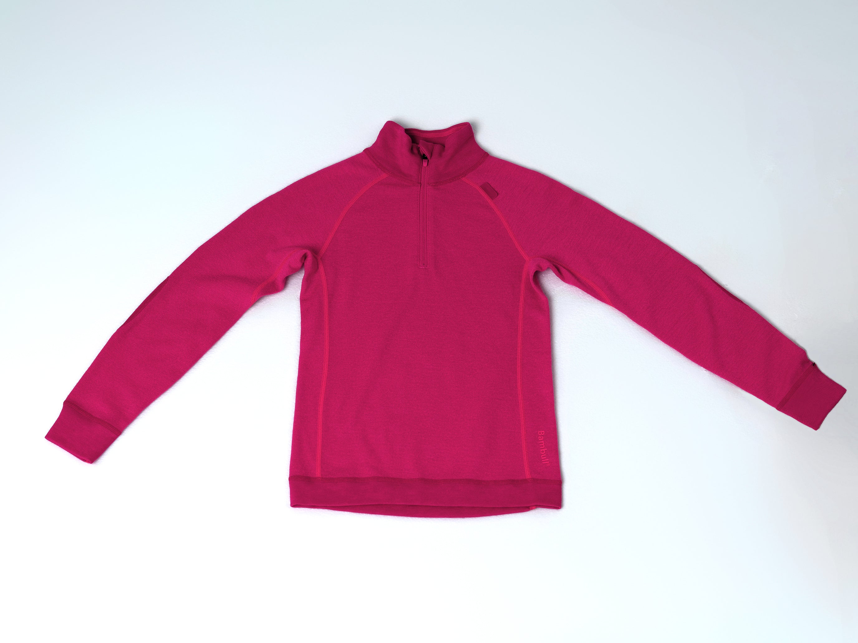Kid's Merino Quarter Zip Long Sleeve Top