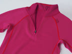 Kid's Merino Quarter Zip Long Sleeve Top