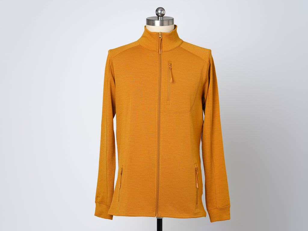 Men's Merino Full Zip Long Sleeve Jacket