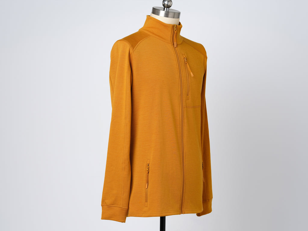 Men's Merino Full Zip Long Sleeve Jacket