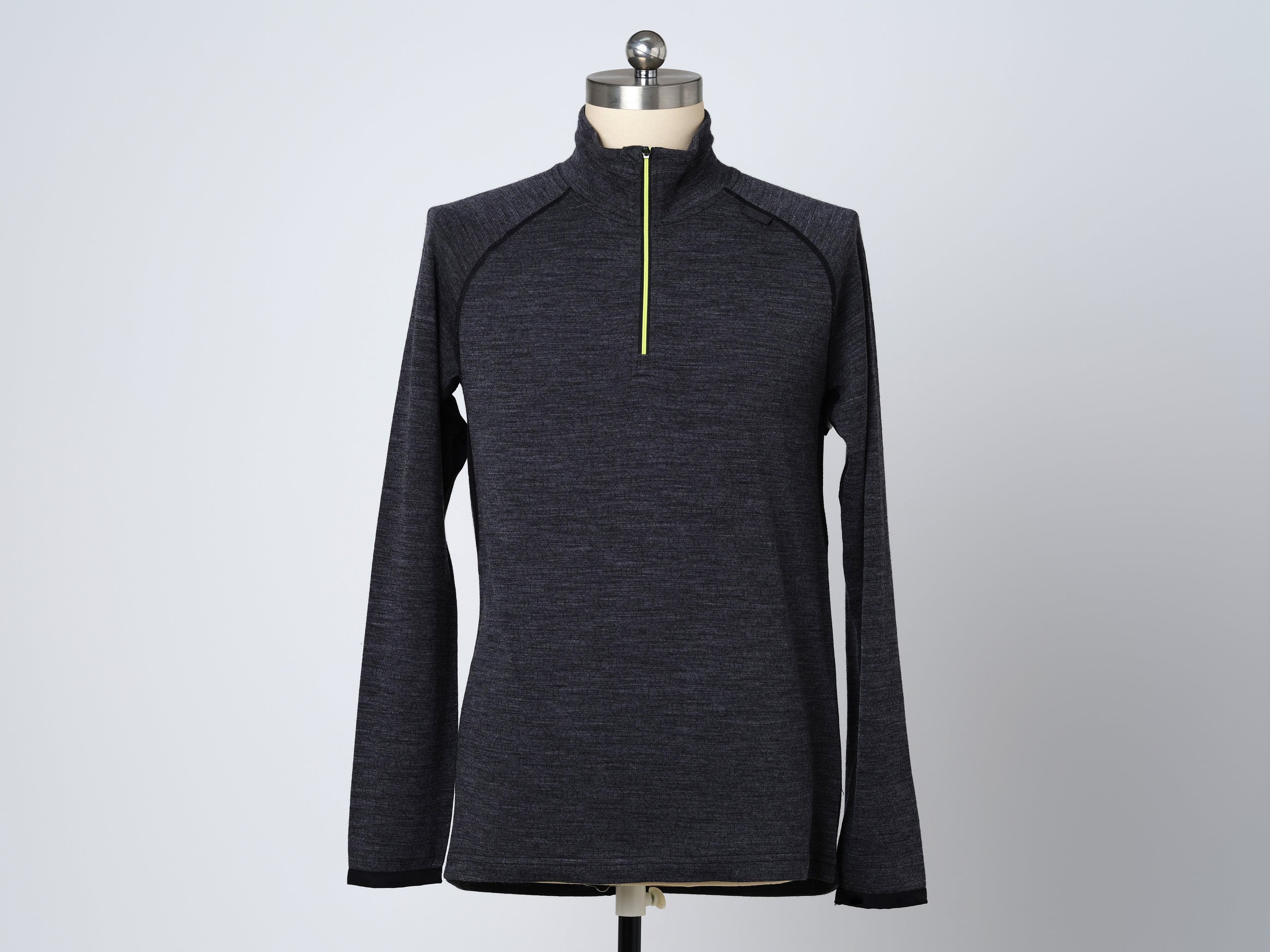 Men's Merino Quarter Zip Long Sleeve T-shirt