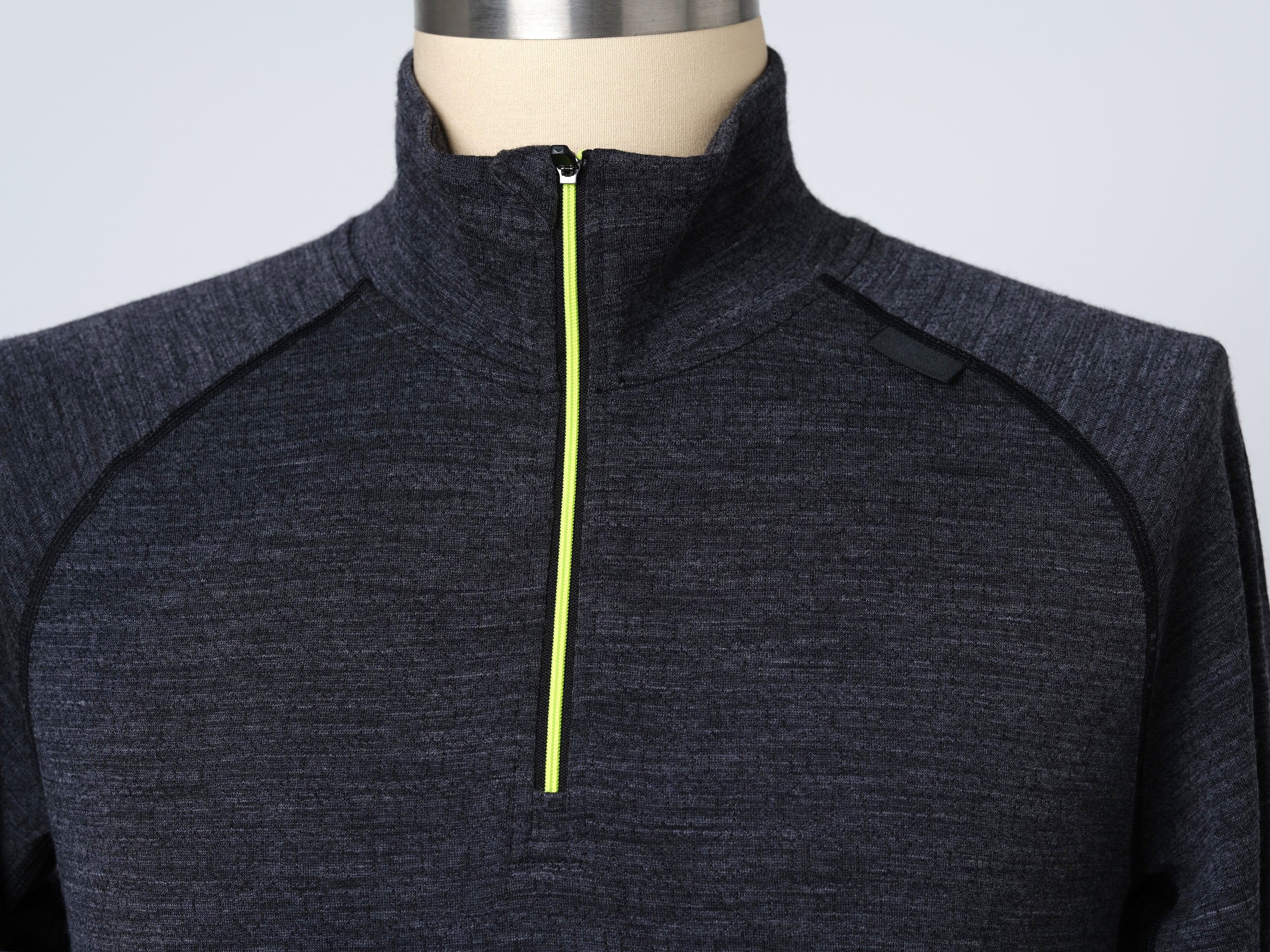 Men's Merino Quarter Zip Long Sleeve T-shirt